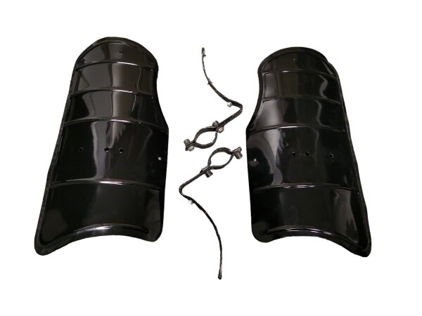 Kniebleche schwarz aus Metall für Ural, Dnepr, K750, M72.