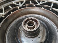 Rad Felge komplett Ural Halbnabe Felge schwarz