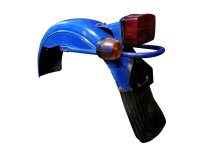 Schutzblech Ural 650 hinten blau neuwertig komplett