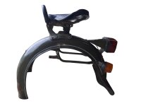 Schutzblech hinten mit Soziussitz komplett Dnepr grün liniert