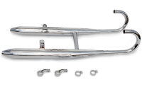 Auspuffanlage 2in2 chrom Ural 650 EU mit kleinem Defekt