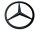 Kühlergrill Emblem schwarz Mercedes G-Klasse Stern W460 W461 Greenliner Wolf Original