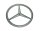 Kühlergrill Emblem schwarz Mercedes G-Klasse Stern W460 W461 Greenliner Wolf Original