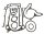 Dichtungssatz Stirnseite Motor GAZ53. GAZ66