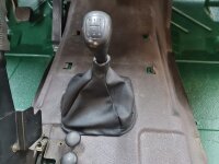 Schaltmanschette Schaltsack Mercedes Wolf G Klasse W460 W461 Nagelneu Kunstleder Schwarz