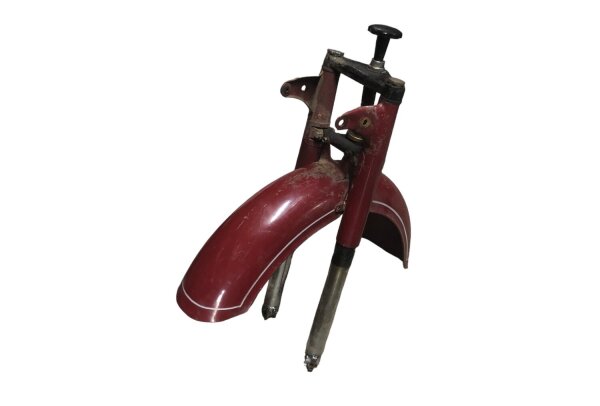 Telegabel Dnepr, K750 Komplett. Bordeauxrot