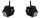 2x Mercedes G-Klasse Motorlager Weiß w463 w461 w460