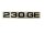 Emblem Typkennzeichen Mercedes G-Klasse 230GE W460 461