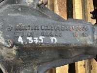 Achsen 35:8 / I=4,375 vo/hi Mercedes G-Klasse W463 300D