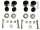 Längsträger Längslenker Hinterachse Reparatursatz Mercedes G-Klasse W460 W461 W463 Wolf Puch