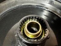 Rad, Felge für M72, CJ Radelli schwarz, Nabe schwarz.