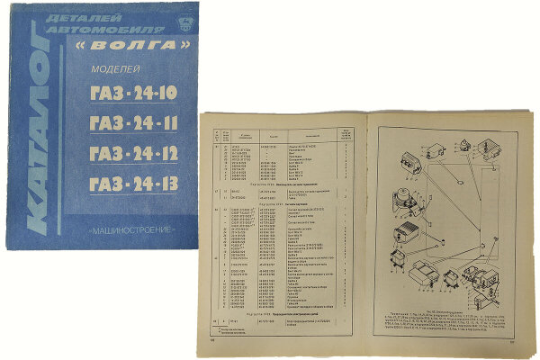 Ersatzteilkatalog für Wolga GAZ2410.