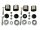 Längsträger Längslenker Vorderachse Reparatursatz Mercedes G-Klasse W460 W461 W463 Wolf Puch