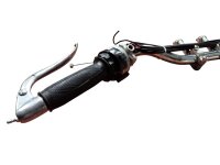 Lenker komplett für CJ M72 mit Innenzughebel. Verchromt.