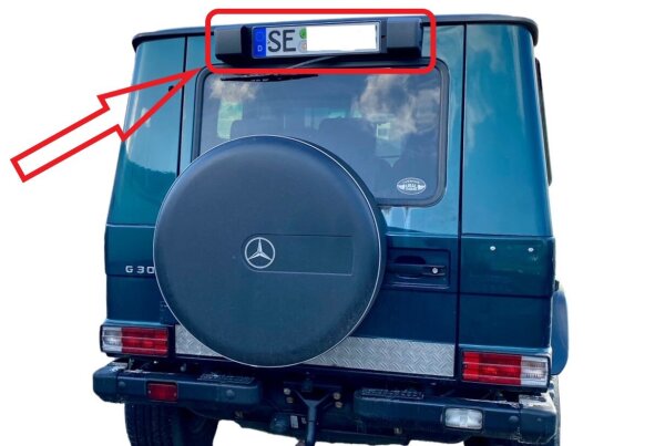 Kennzeichenhalter Oben Mercedes-Benz G-Professional PUR W461 W463 Puch