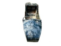 Beiwagenboot schwarz Patina Dnepr, Ural, M72, K750