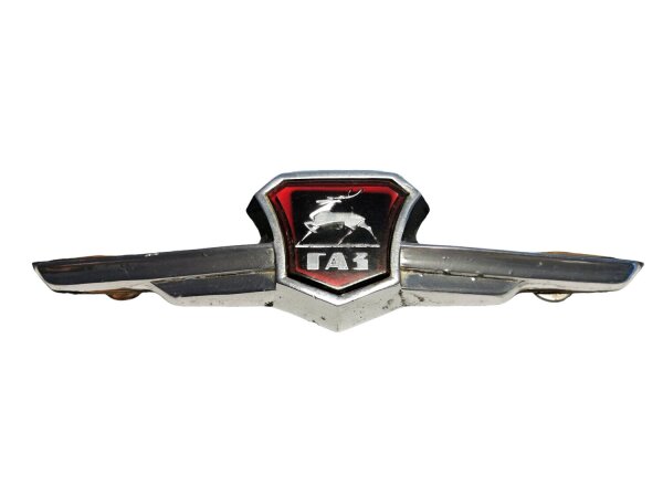 Emblem Motorhaube Wolga M21, 3 Model. Gebraucht