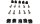 Montage Satz Scheuerleisten Schweller Mercedes Benz G-Klasse W460 W461 W463