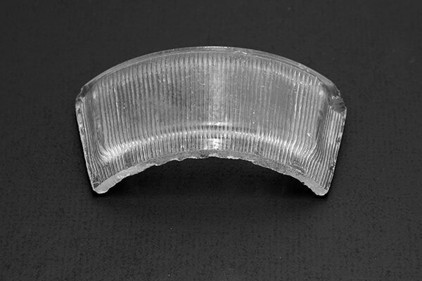 Glas für Nummernschildbeleuchtung Pobeda. GAZ M20.