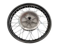 Rad Felge komplett Dnepr K750 Nabe poliert Felge schwarz