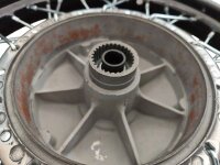 Rad Felge komplett Dnepr K750 Nabe poliert Felge schwarz