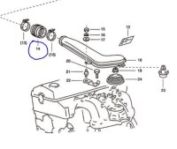 Gummimanschette Mercedes G-Klasse Wolf W460 230GE 280GE 250GD 290GD 300GD
