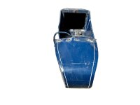 Beiwagenboot dunkelblau mit Linierung Patina Dnepr, Ural, M72, K750 sehr guter Zustand