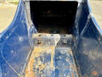 Beiwagenboot dunkelblau mit Linierung Patina Dnepr, Ural, M72, K750 sehr guter Zustand