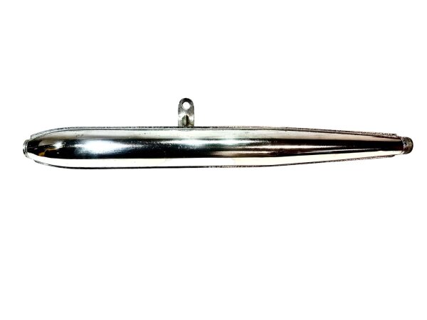 Verchromter Auspuff-Topf Endtopf für 2in1 Zigarre Ural NEU
