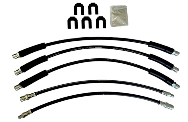 Bremsschlauch Satz 5-teilig Einkreis inkl. Diffsperre Mercedes G-Klasse W460 W461 Puch