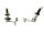 Scheibenwischer Lager + Dichtung Satz Mercedes G-Klasse W460 W461 W463 Wolf Puch