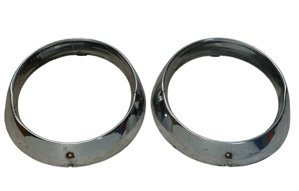 Lampenringe Wolga M21. Original Chrom. Gebraucht. Guter zustand.
