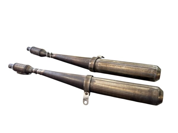 Auspufftöpfe mit Kat. Auspuffanlage Ural IMZ 8.123-12003 original Edelstahl e12
