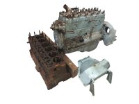 Motor ZIM GAZ12 + Motorblock + Kupplungsglocke