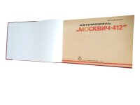 Betriebsanleitung Bilder Lehrbuch Moskwitsch 412 Original...