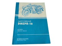 Betriebsanleitung Dnepr MT16 107 seitig deutsch