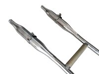 Auspuffanlage Dnepr original Zigarre Interferenzrohr verchromt