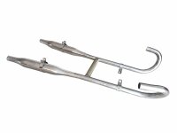 Auspuffanlage Dnepr original Zigarre Interferenzrohr verchromt