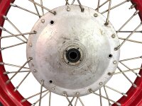 Rad Dnepr K750 19" Komplettrad Felge Rot