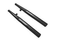 Auspufftöpfe Dnepr schwarz lackiert original neu