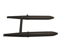 Auspuffanlage Dnepr schwarz OHV 2in2 EU-Herstellung