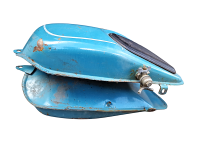 Benzintank Dnepr hellblau gebraucht