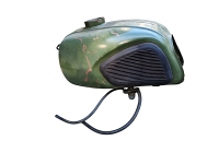 Tank Dnepr grün ohne Linierung, leicht gebraucht