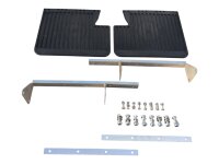 Schmutzfänger hinten Satz Mercedes G-Klasse mit Halter W460 W461 VA  Edelstahl