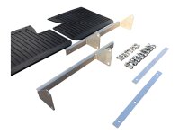 Schmutzfänger hinten Satz Mercedes G-Klasse mit Halter W460 W461 VA  Edelstahl