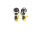 SHIN YO Lenkerblinker OCHSENAUGE Chrom/schwarz.