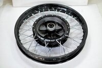 Rad Dnepr, K750 Radelli Felge schwarz, Nabe ausgedreht.