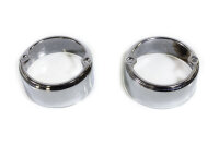Chromringe Blinker vorne Moskwitsch 403, 407. Neu. Satz.