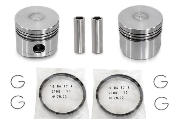 Schmiedekolben 79mm K750, M72 750ccm Übermaß. Satz.