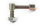 Einstellschraube mit Halter Bremszug Handbremse Dnepr, CJ, M72.